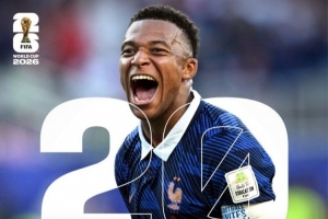 FIFA晒姆巴佩数据海报：最年轻出战20场世界杯球员，最快打进20球-nu
