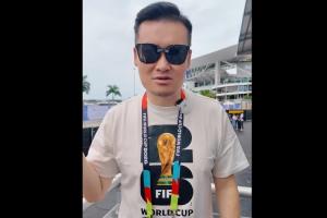 体感41度！贺炜：迈阿密太热了，地面都有点晒化，媒体中心还停电-aa