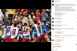 里瓦尔多社媒评球：西班牙完全压制了法国的进攻，晋级实至名归-8q